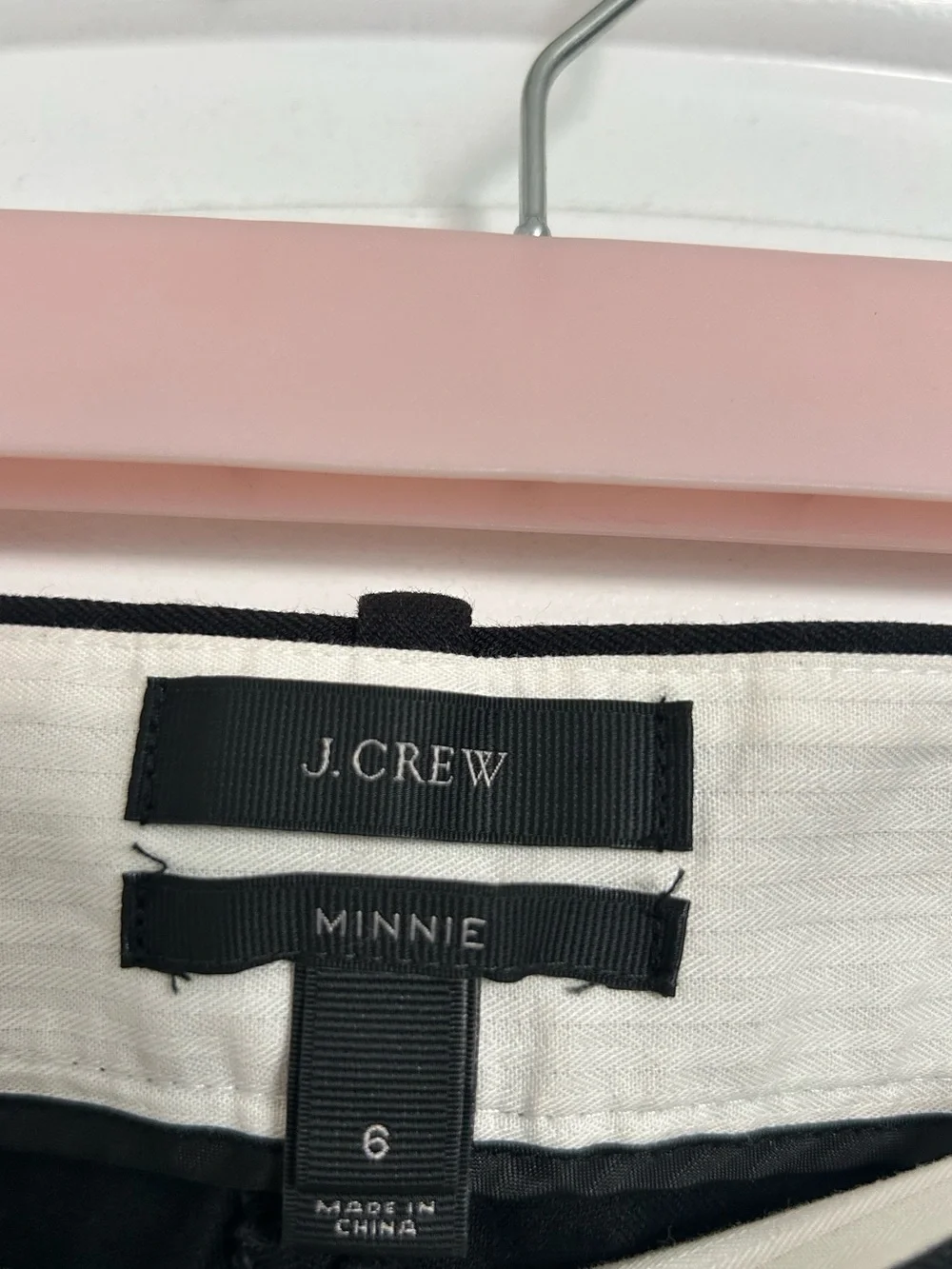 J Crew Minnie Trouser Straight Pant Size 6 Chic Preppy Career Business Wear